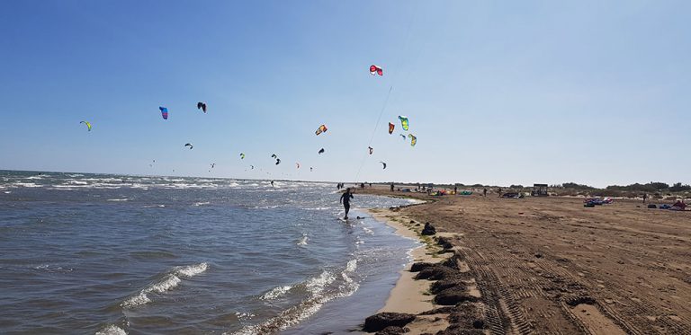 esperando el viento en riumar